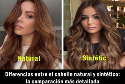 Diferencias entre el cabello natural y sintético: la comparación más detallada