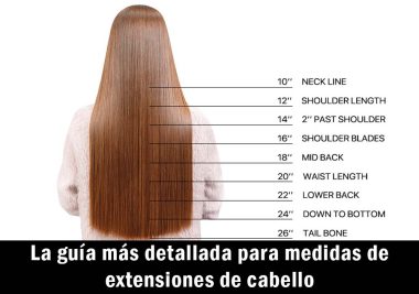 La guía más detallada para medidas de extensiones de cabello