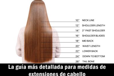 La guía más detallada para medidas de extensiones de cabello